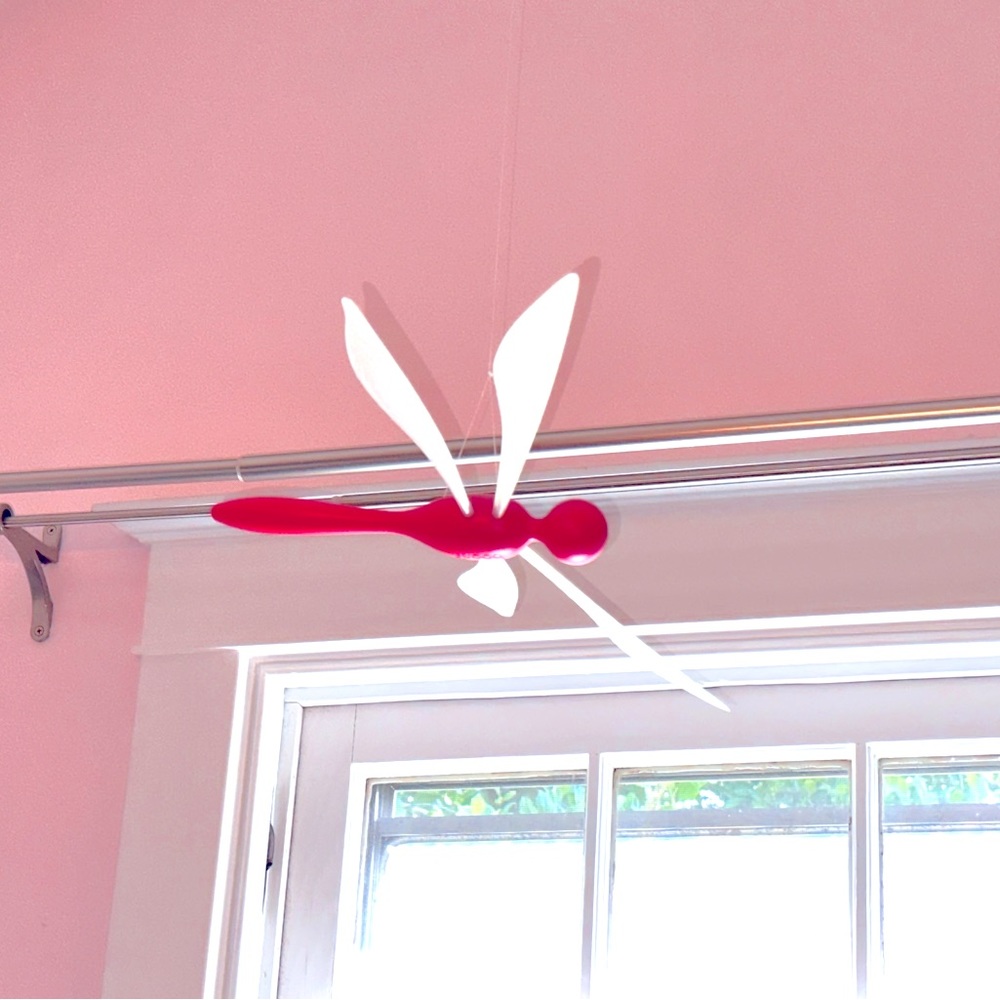 🆓📦 4 Boon Ceiling Mounted Dragon Fly Mobiles - Rare Find